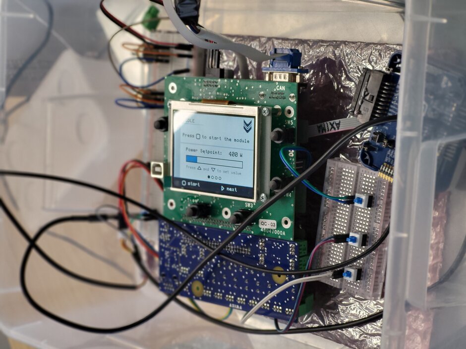 Management firmware for the LeanCat Water Electrolyzer module