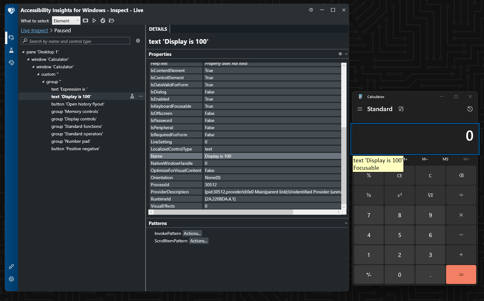 Ověření výsledku – získání hodnoty pole s výsledkem
